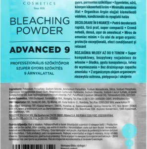 Kallos Cosmetics Bleaching Powder, 35gr Advanced 9