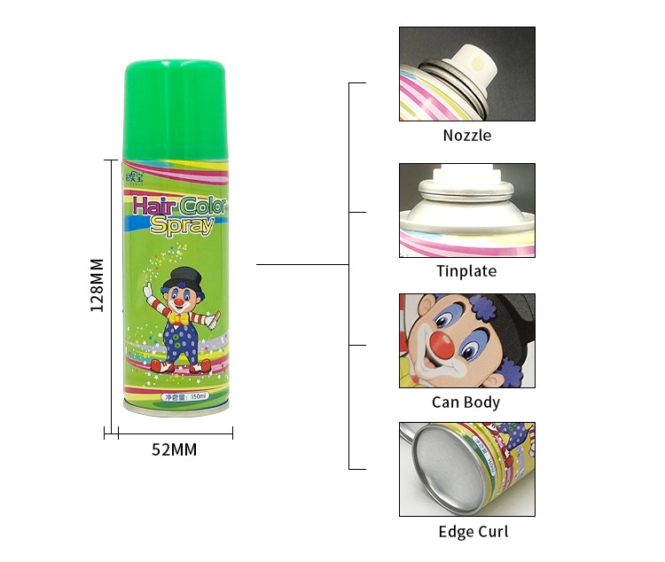 Caifubao Temporary Hair Color Sprays Dye 150 ml - Image 3