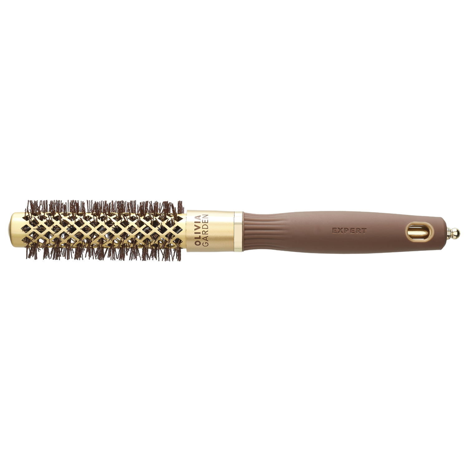 Olivia Garden Expert Blowout Shine - Wavy Bristles Gold & Brown - Image 2