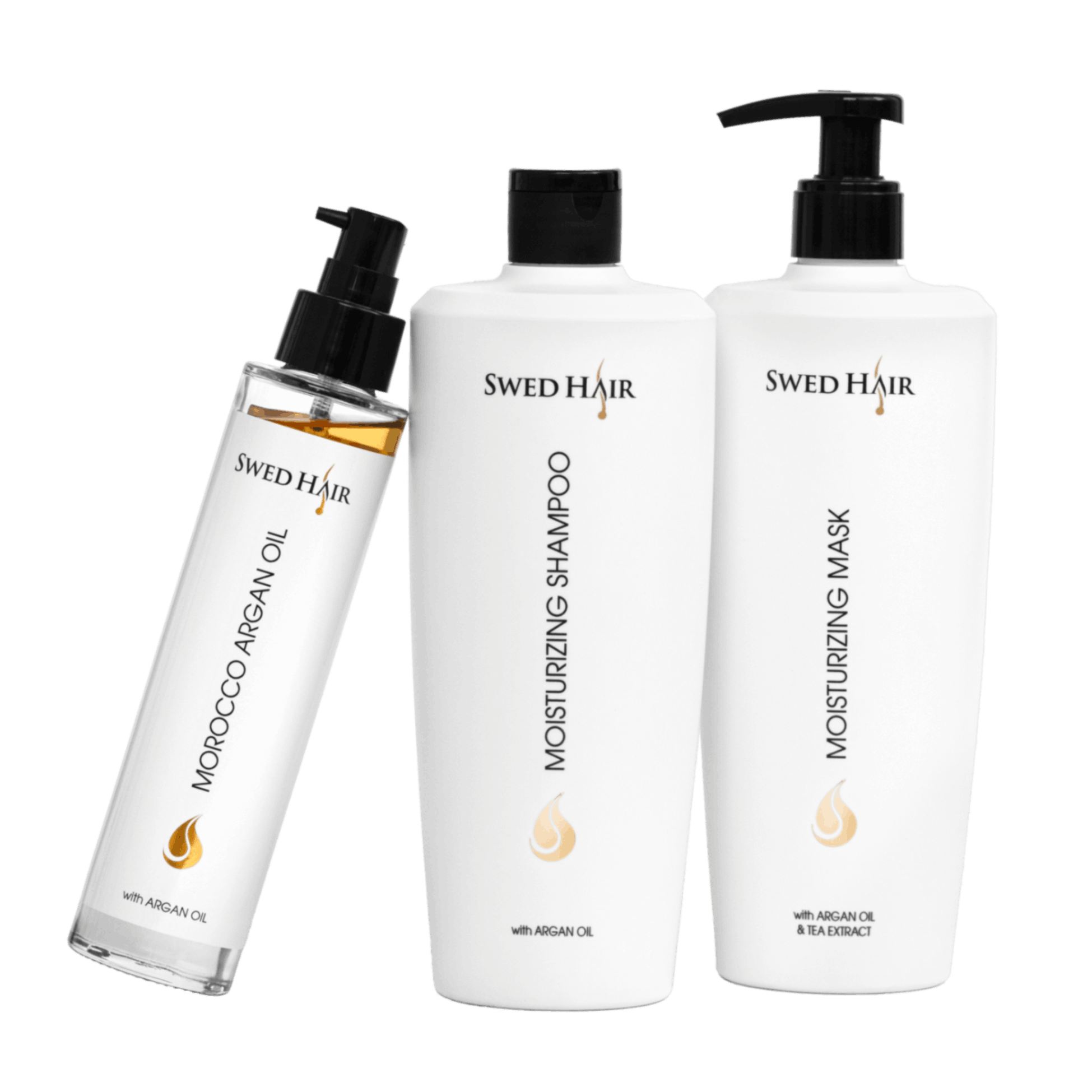 Swed Hair – Skonsam och effektiv hårvård med Argan & Tea Tree kit