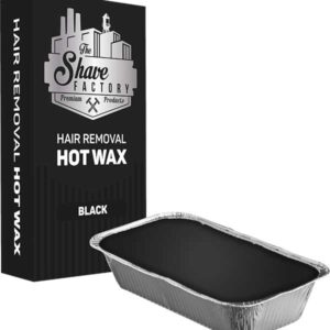 The Shave Factory Hair Removal Hot Wax - Black 500 g