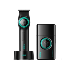 VGR Professional Hair Trimmer & Shaver Combo Set Svart